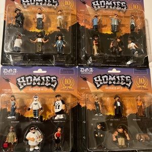 homies series #13 complete set of 4 blisters packs.
